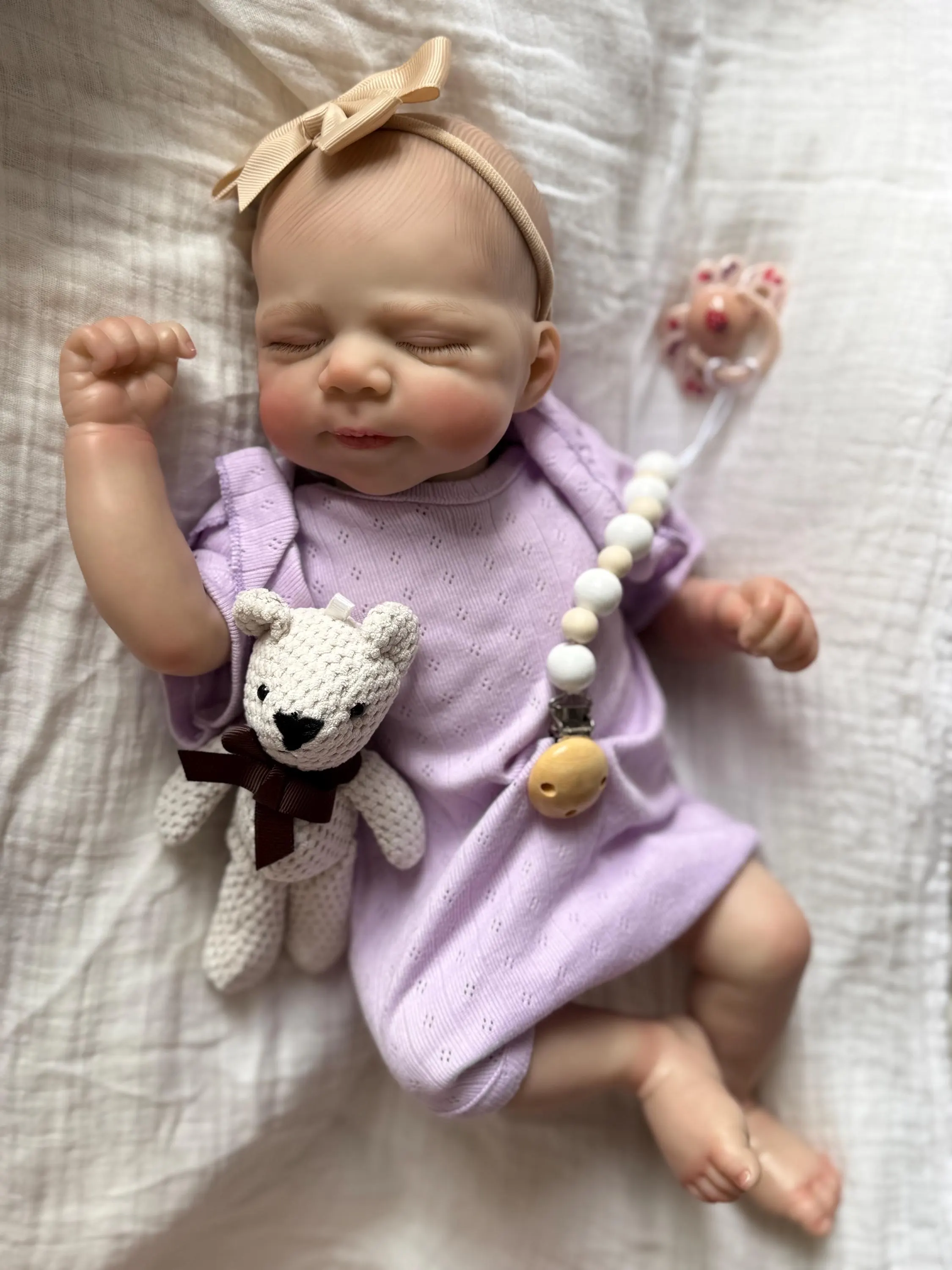Cloth-body reborn baby – 17 inch, 2 lbs