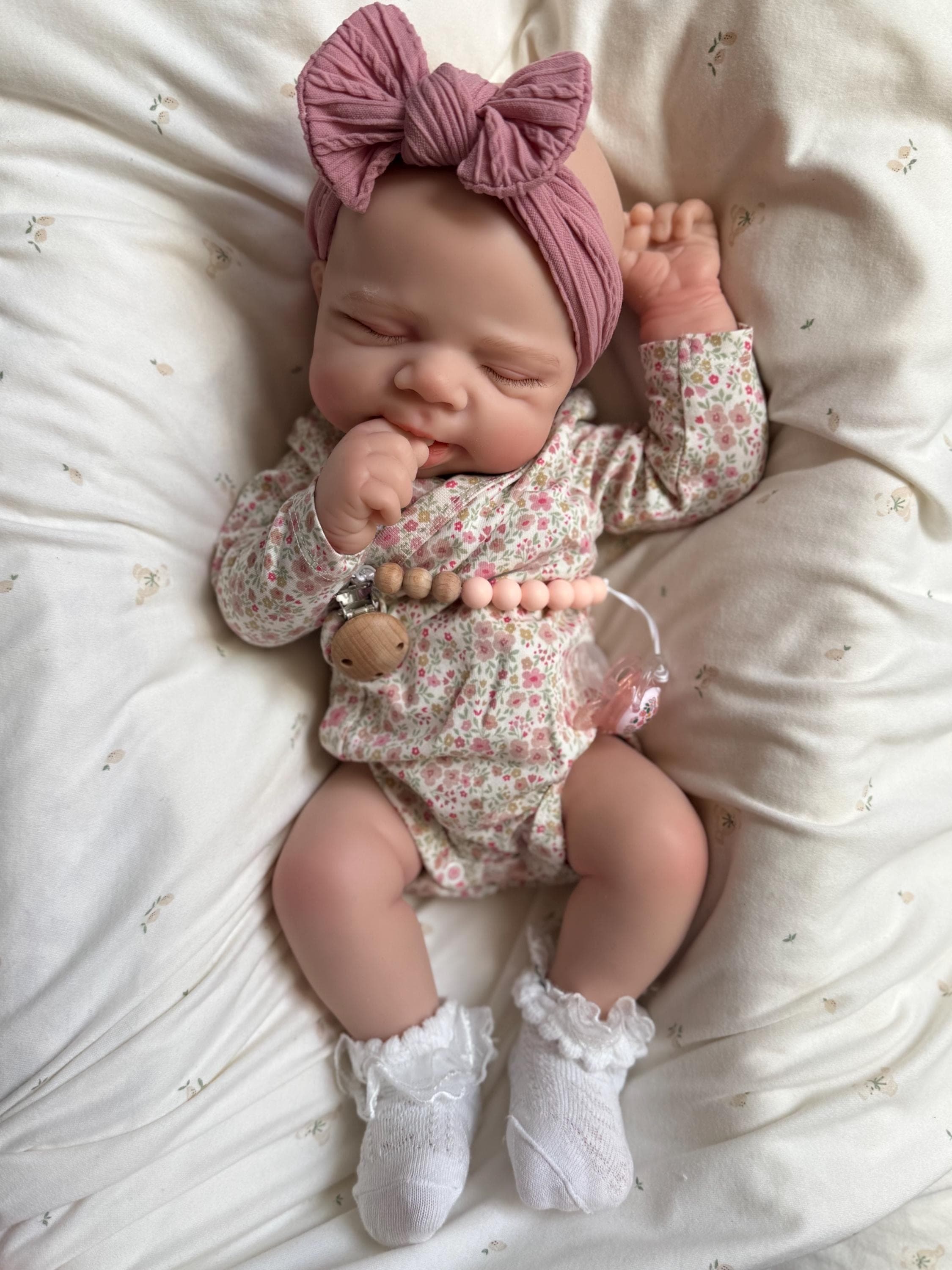 Silicone reborn baby girl – 20 inch, 6 lbs