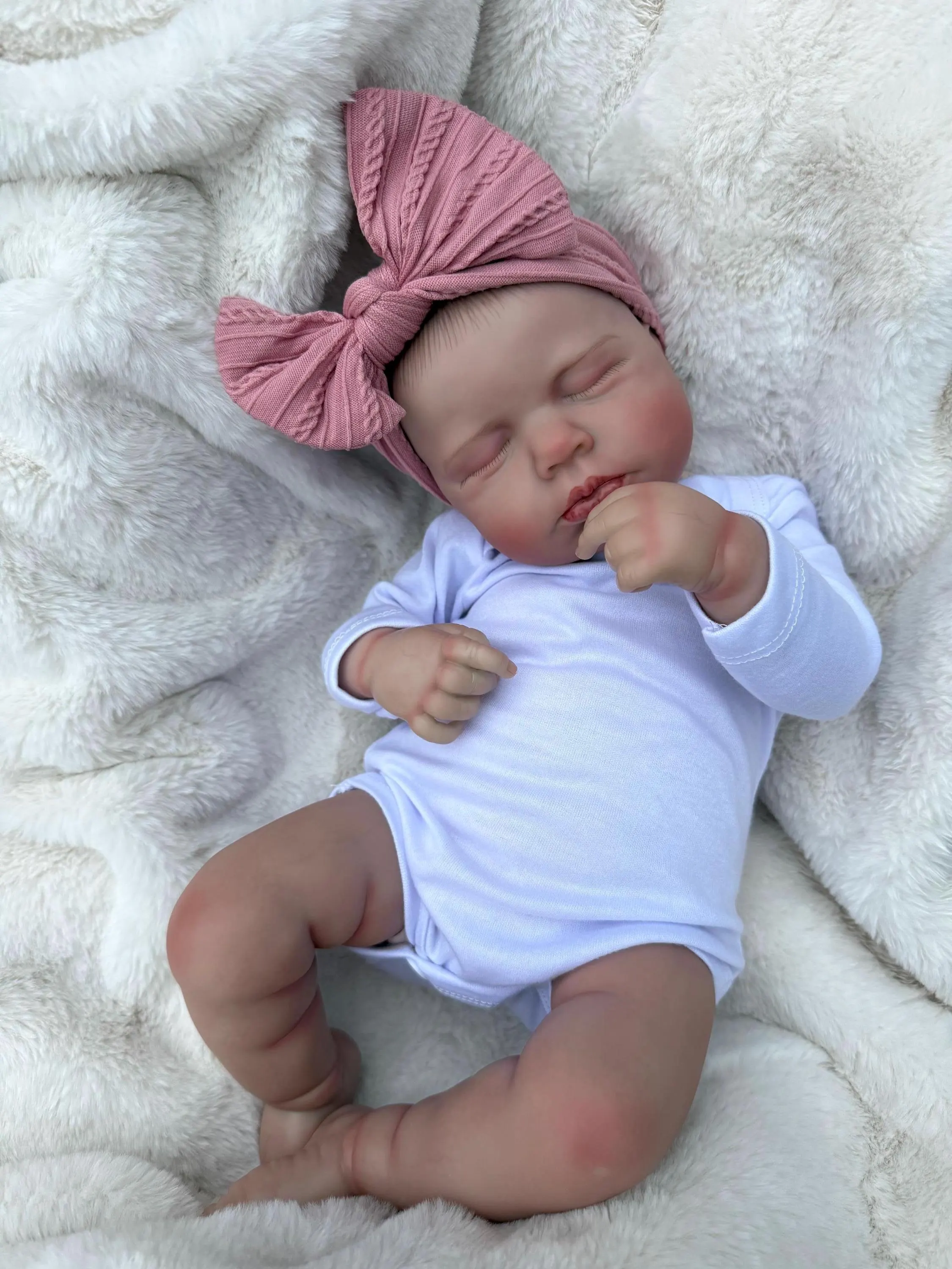 Cloth-body reborn baby – 18 inch, 2 lbs