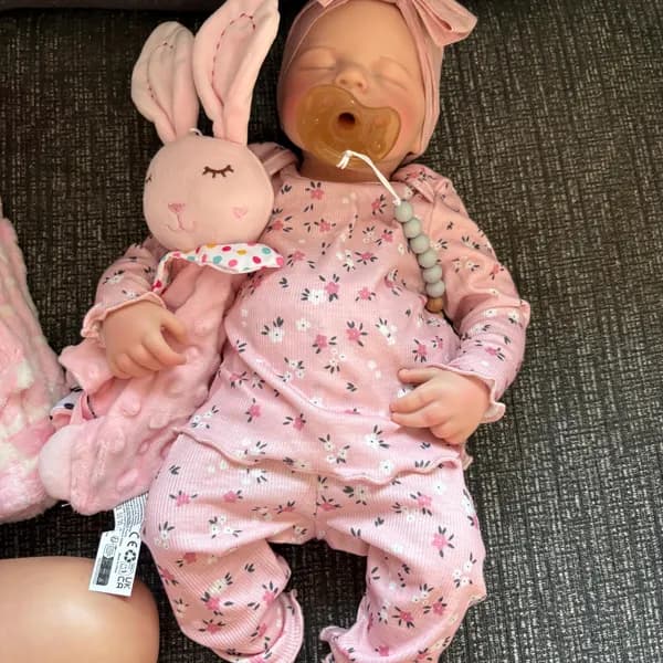 Photo of their Dollnest baby shared by Leah